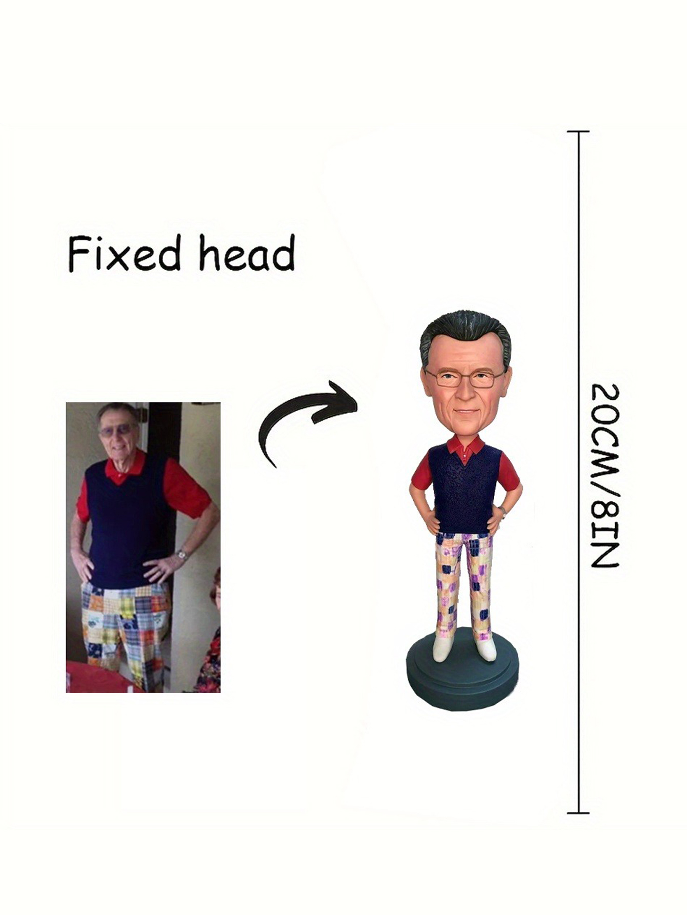 Customize Personalized Cartoon Clay Figurines Photo-Customized Exclusive Gifts